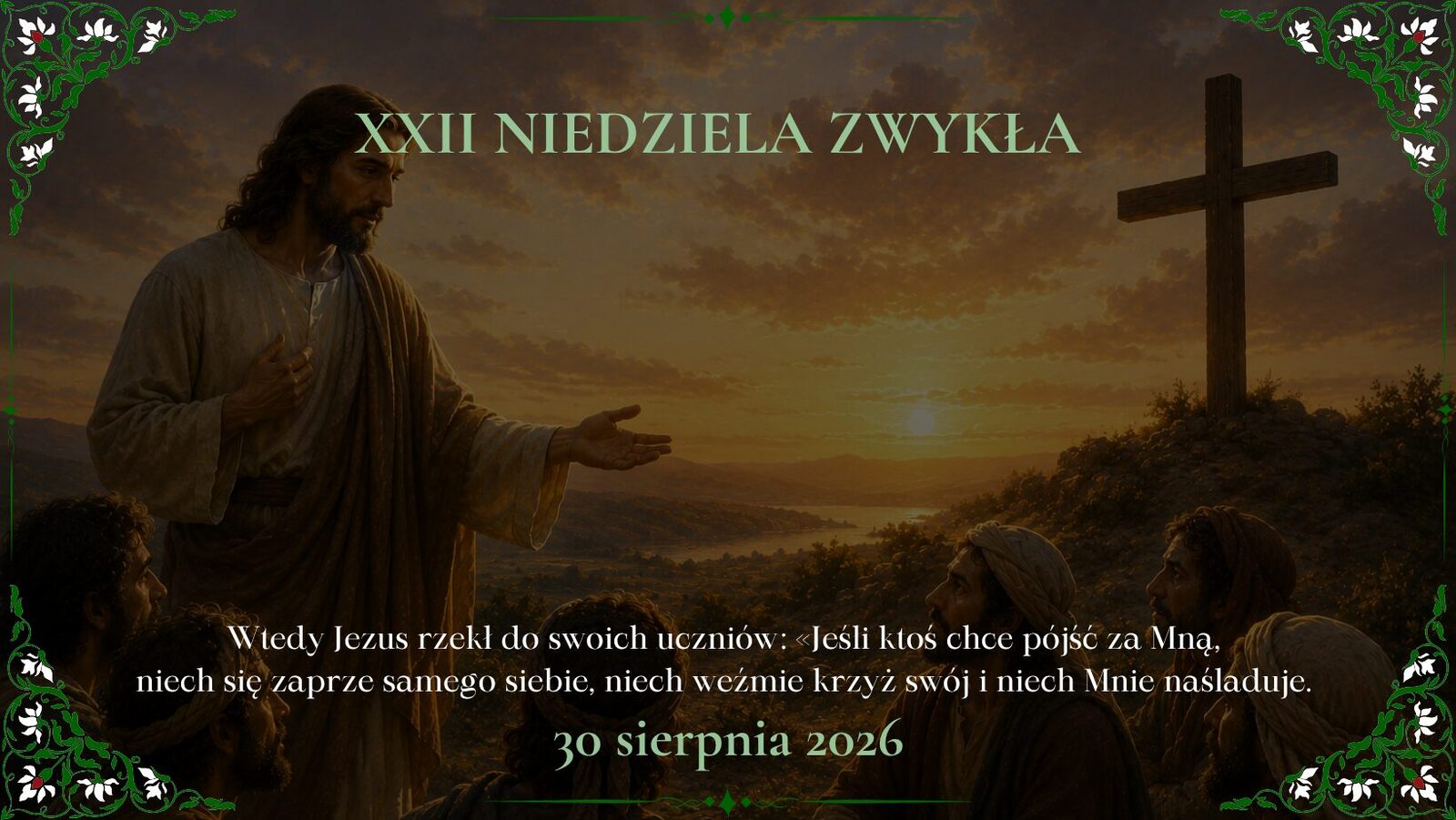 OGŁOSZENIA DUSZPASTERSKIE - XXII NIEDZIELA ZWYKŁA