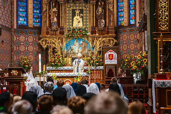 Wigilia uroczystości Najświętszej Maryi Panny Gorczańskiej - uroczysta suma pod przewodnictwem ks. kard. Grzegorza Rysia