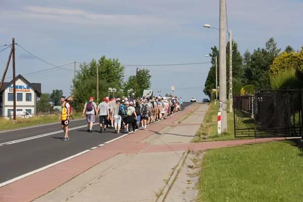 Wyruszenie 42 Pieszej Pielgrzymki Góralskiej na Jasną Górę
